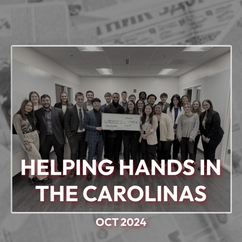 TriMkt Instagram post: Helping Hands in the Carolinas outreach