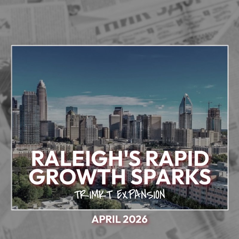 TriMkt Instagram post: Raleigh growth and expansion