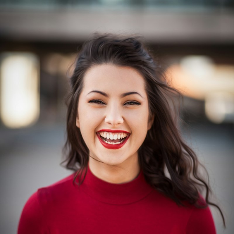 Portrait of Priya S., sales associate