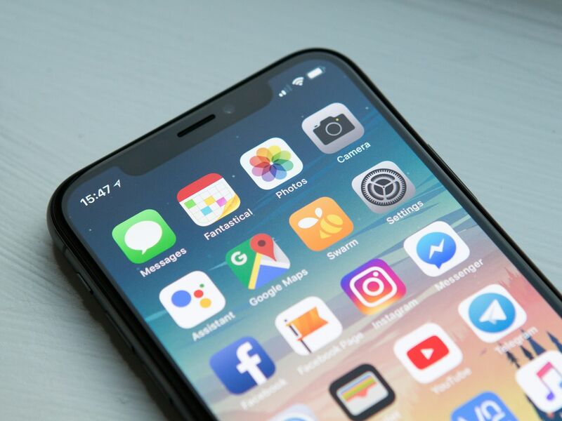 Person choosing a wireless plan on a smartphone