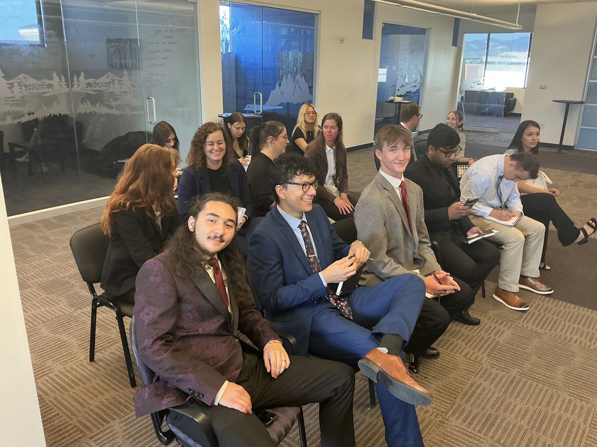 Clarity team members during a workshop