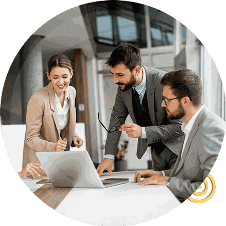 Genesis Acquisitions associates planning a client campaign