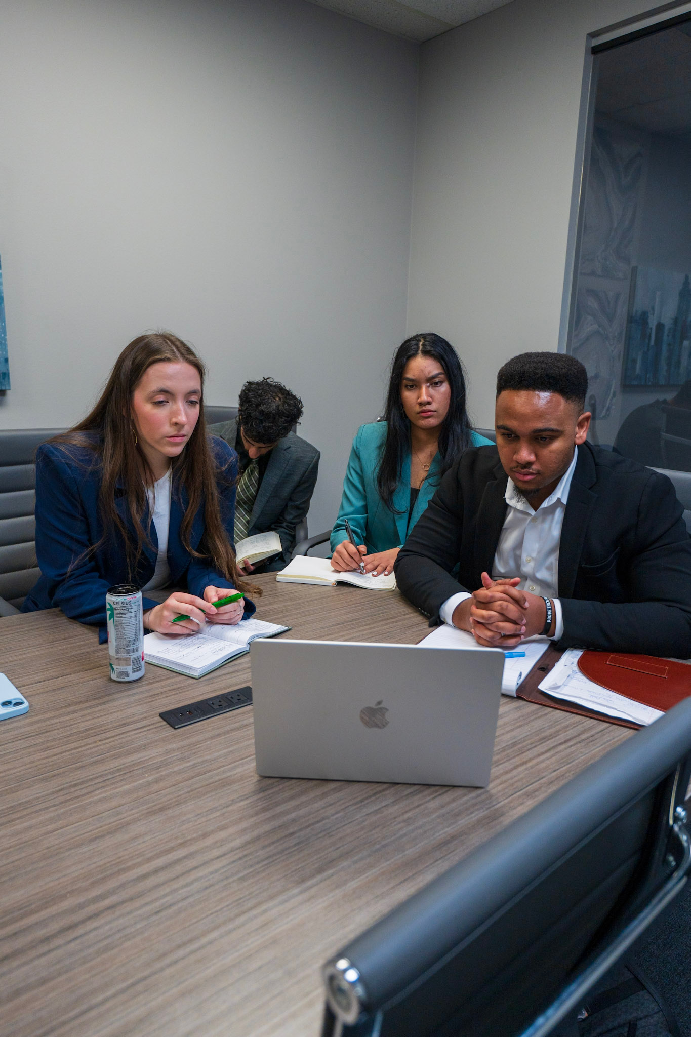 LeahV Solutions team member engaging with a customer in-person