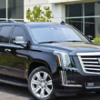 Business transfer service icon showing a VIP Cadillac