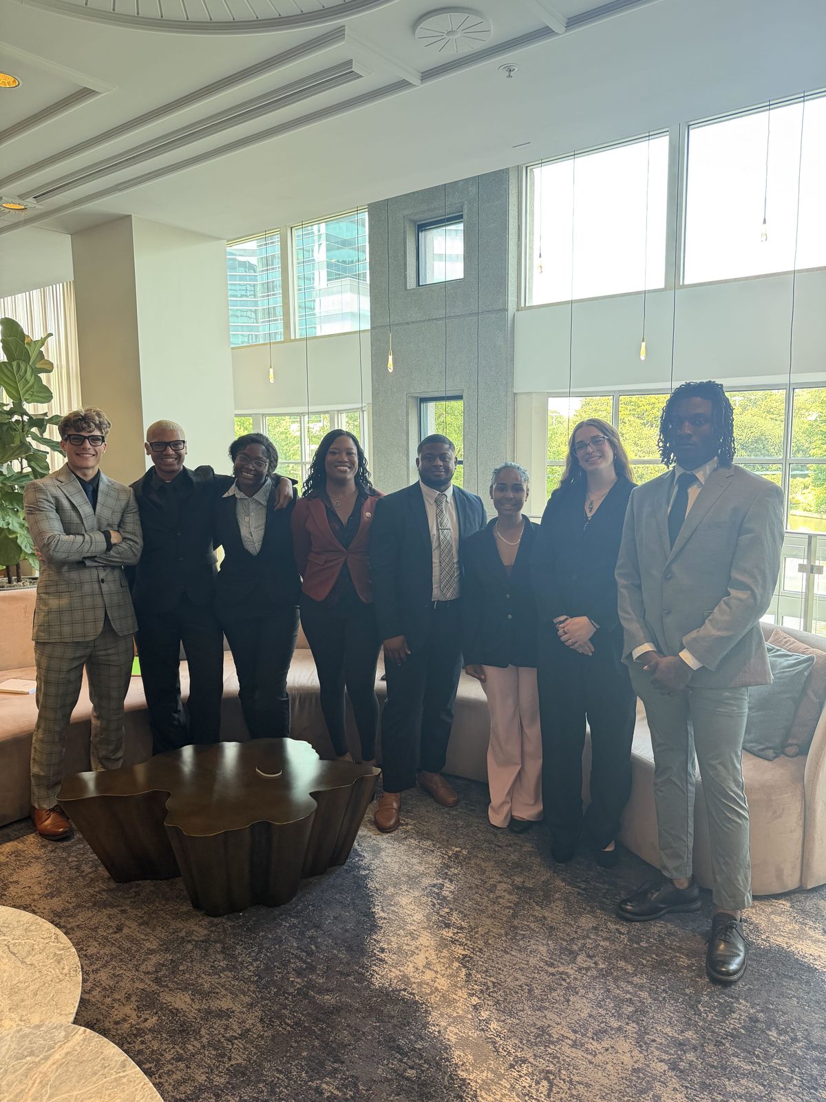 The Vendex team together after a company meeting