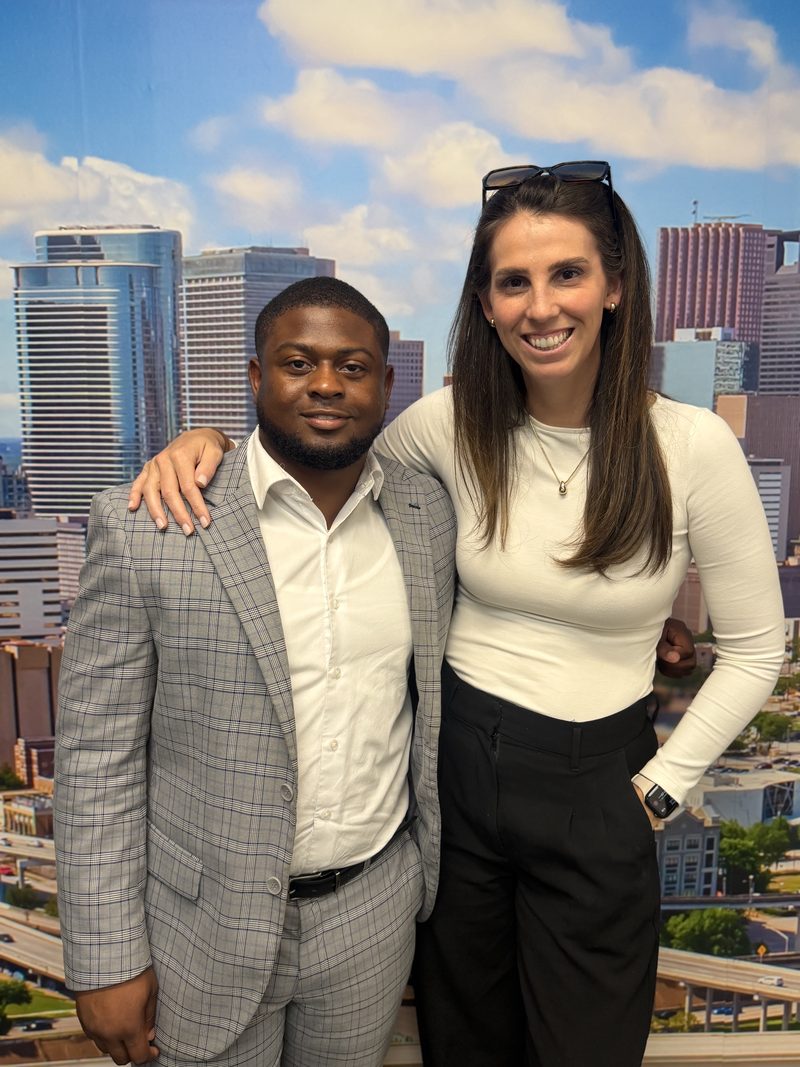 Two Vendex team members at the Greensboro office